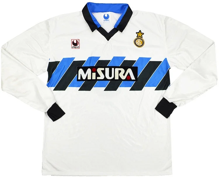 1990/91 Inter Milan Away Long Sleeve Shirt