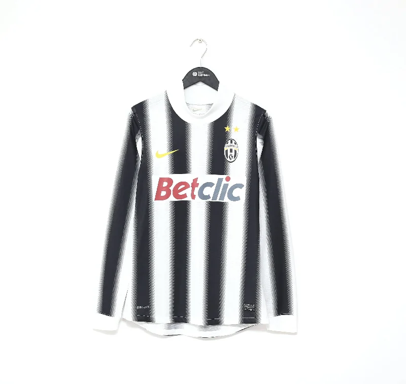 2011/12 JUVENTUS Vintage Nike LS Player Issue Spec Home Football Shirt (M)