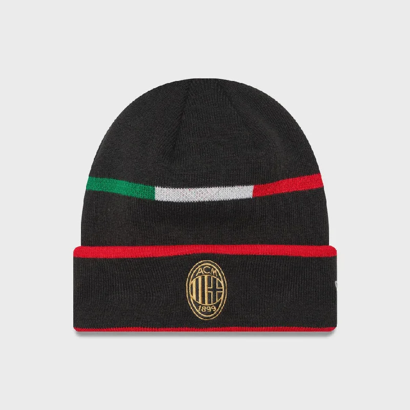 AC Milan 1995 Cuff Beanie-Black