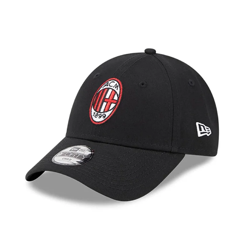 AC Milan Child Black 9FORTY Adjustable Cap