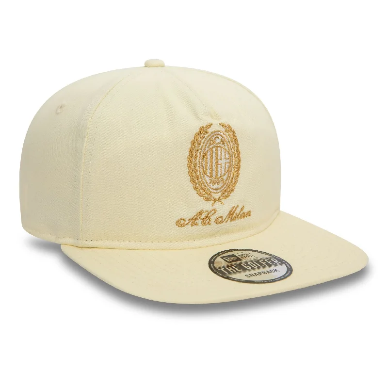 AC Milan Heritage Gold White Golfer Cap