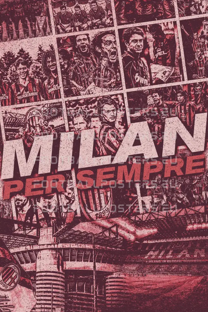 AC Milan "Per Sempre" | Poster