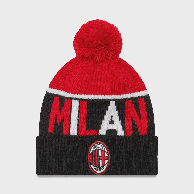 AC Milan New Era Sport Beanie- Black/Red