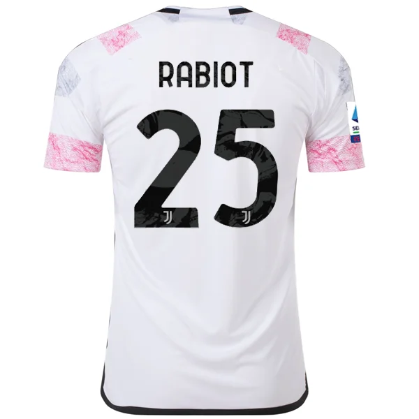 adidas Juventus Adrian Rabiot Away Jersey w/ Serie A 23/24 (White)