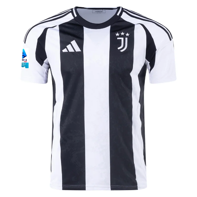 adidas Juventus Home Jersey w/ Serie A Patch 24/25 (White/Black)