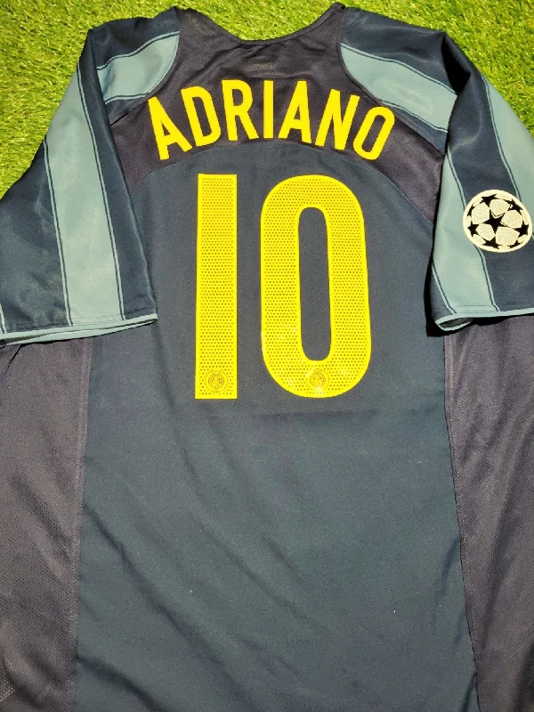 Adriano Inter Milan 2004 2005 2006 Third UEFA Soccer Jersey Shirt XL