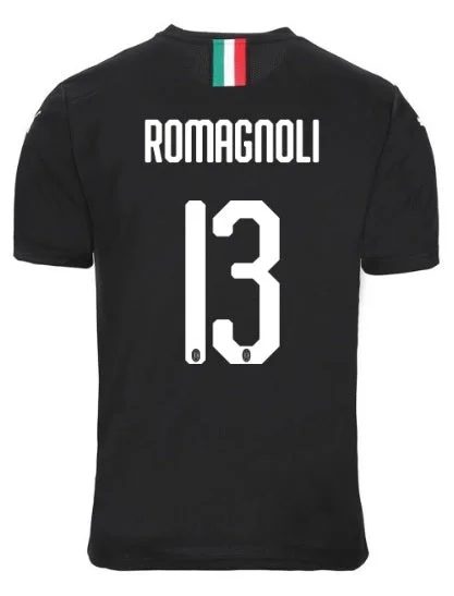 Alessio Romagnoli AC Milan 19/20 Third Jersey