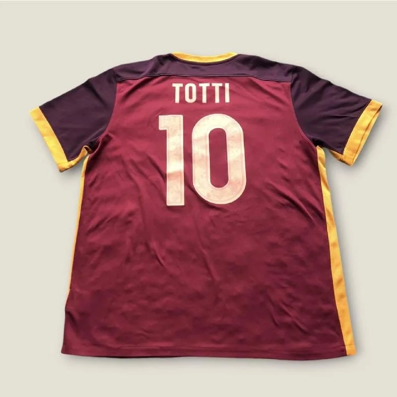 AS Roma 2015/2016 Red Football Shirt (XL)