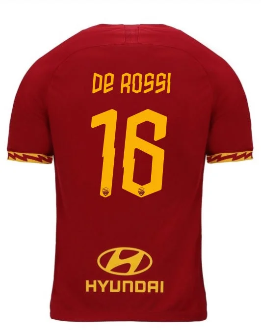 AS Roma Daniele De Rossi 19/20 Home Jersey