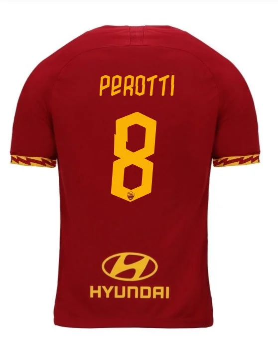 AS Roma Diego Perotti 19/20 Home Jersey