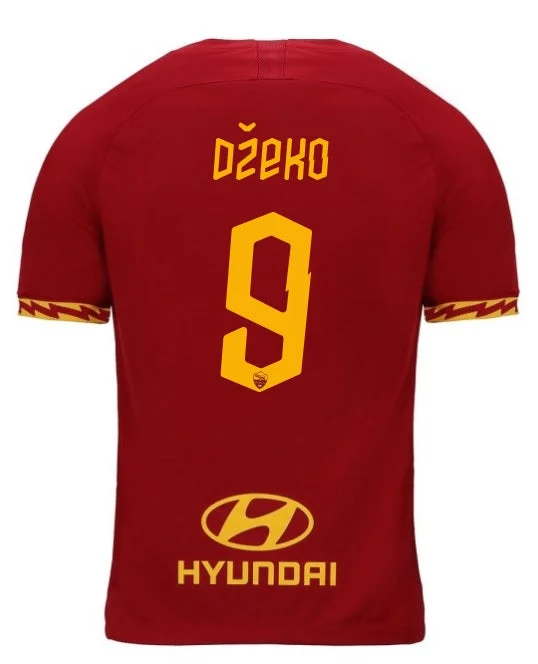 AS Roma Edin Dzeko 19/20 Home Jersey