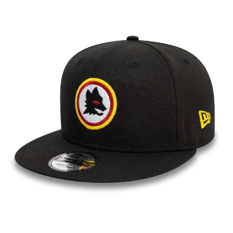 AS Roma Lupetto Black 9FIFTY Snapback