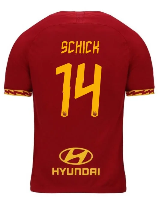 AS Roma Patrik Schick 19/20 Home Jersey