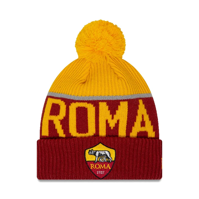 AS Roma Sport Pom Red BEANIE