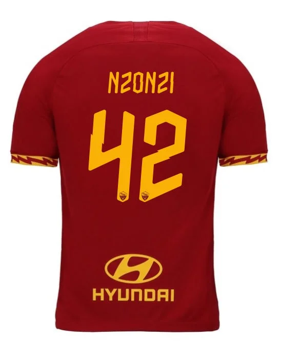 AS Roma Steven Nzonzi 19/20 Home Jersey