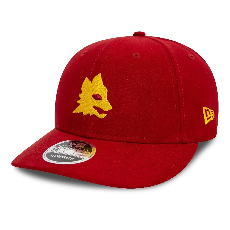 AS Roma Suede Dark Red Low Profile 9FIFTY Cap