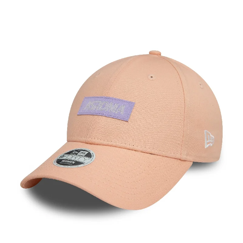 AS Roma Womens Wordmark Pastel Pink 9FORTY Adjustable Cap