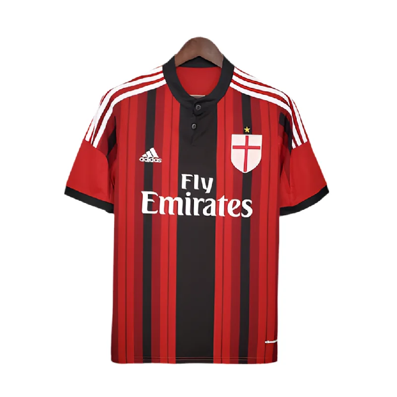 Camisola AC Milan Retrô 2014/2015 - Vermelha e Preta