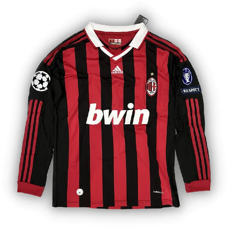 Camisola Manga Longa AC Milan I 2009/2010 - Vermelha