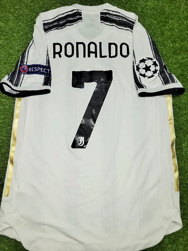 Cristiano Ronaldo Juventus 2020 2021 PLAYER ISSUE UEFA Soccer Jersey Shirt M SKU# GJ7601