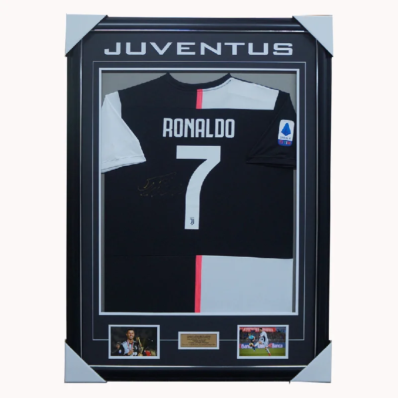 Cristiano Ronaldo Signed Juventus Jersey Framed + COA 100% Authentic Brand New - 3480