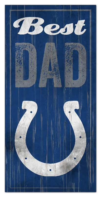 NFL0632-Best Dad 6x12 / N0632-Indianapolis Colts