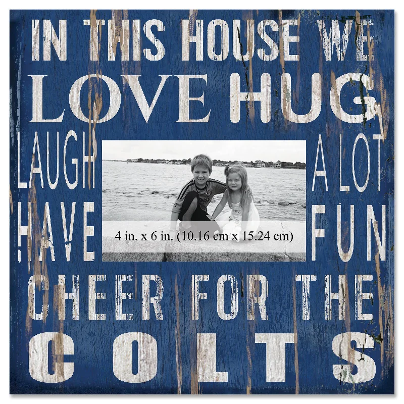 NFL0734- In This House Frame / N0734-Indianapolis Colts