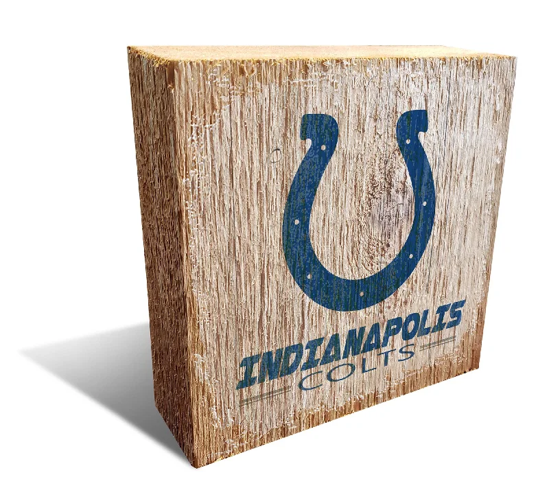 NFL0907-Team Logo Block 6x6 / N0907-Indianapolis Colts