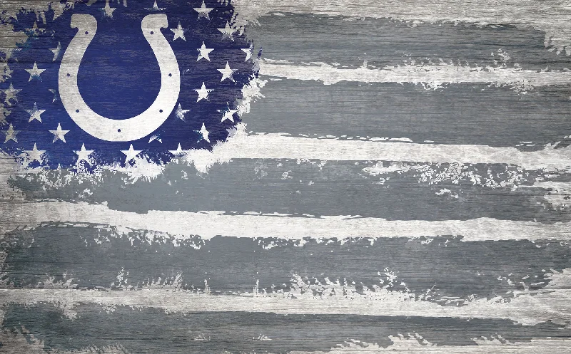 NFL0993-Flag 11x19 / N0993-Indianapolis Colts