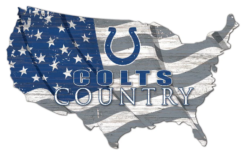 NFL1001-USA Flag Cutout / N1001-Indianapolis Colts