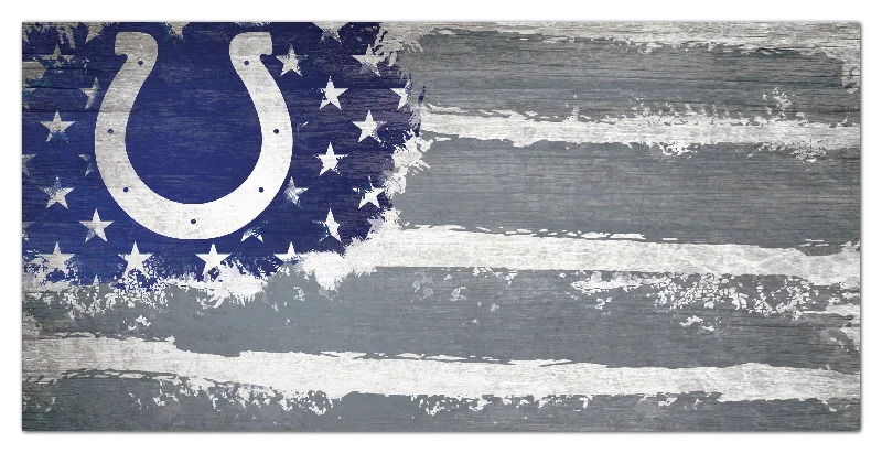 NFL1007-Flag 6x12 / N1007-Indianapolis Colts