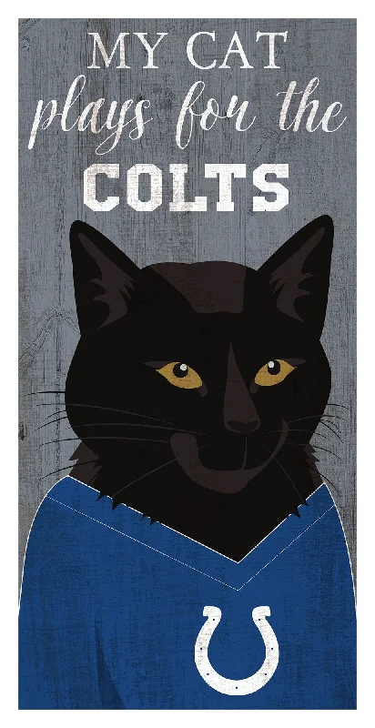 NFL1013-Viral Cat 6x12 / N1013-Indianapolis Colts