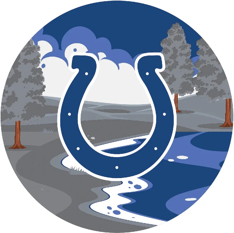 NFL1018-Scenic 12in Circle / N1018-Indianapolis Colts