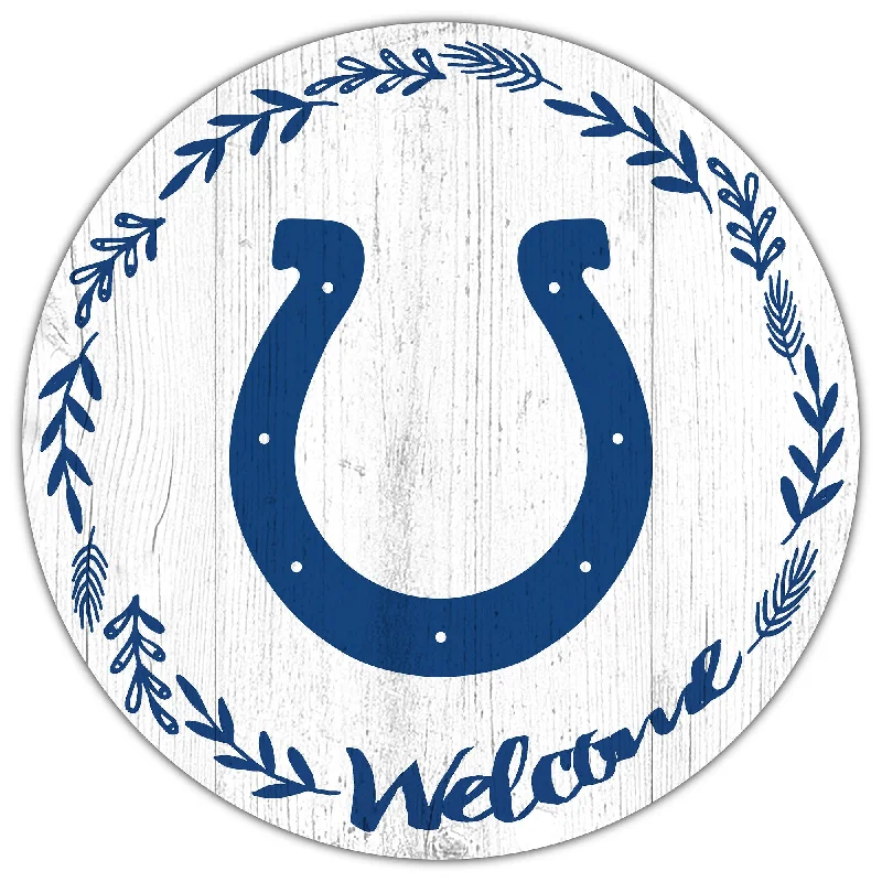 NFL1019-Welcome 12in Circle / N1019-Indianapolis Colts