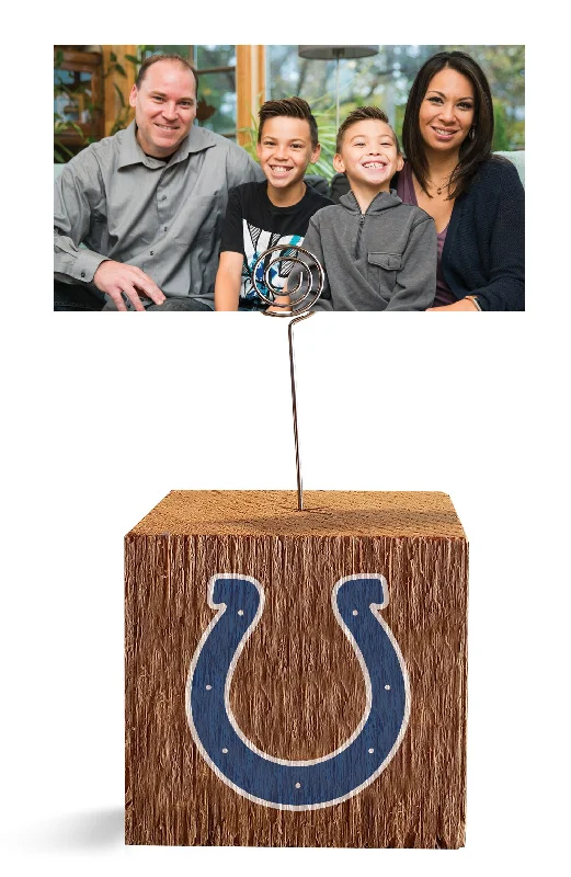 NFL1062-Block Spiral Photo Holder / N1062-Indianapolis Colts