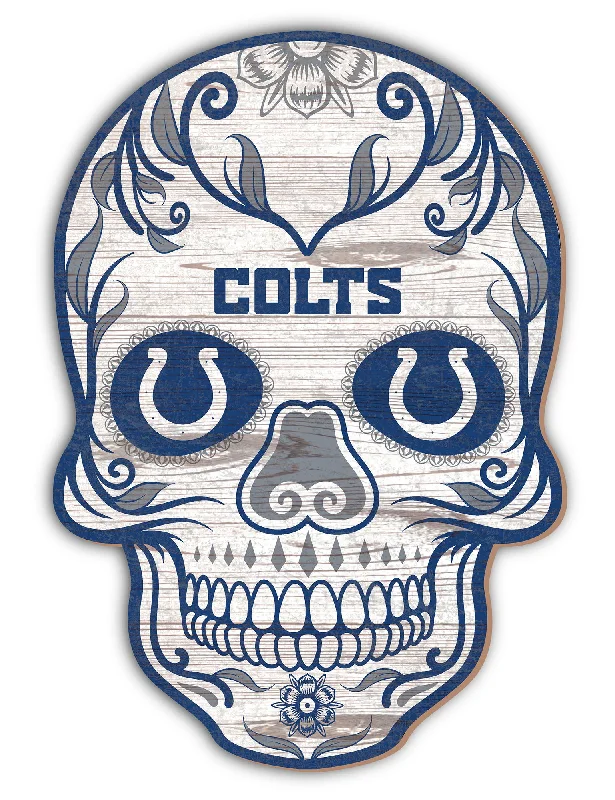 NFL2044-Sugar Skull 12in / N2044-Indianapolis Colts