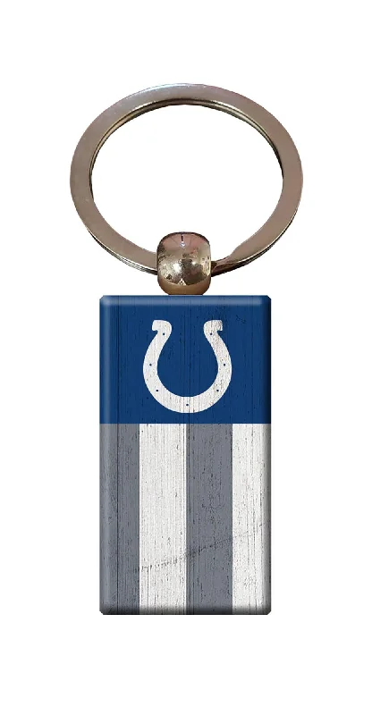 NFL2055-Rectangle Flag Keychain / N2055-Indianapolis Colts