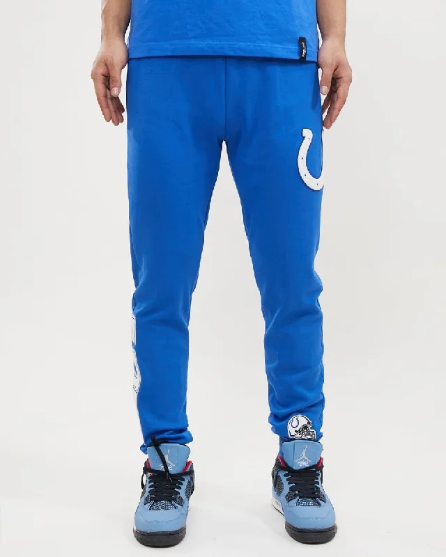 NFL INDIANAPOLIS COLTS CLASSIC CHENILLE MEN'S JOGGER (ROYAL BLUE)