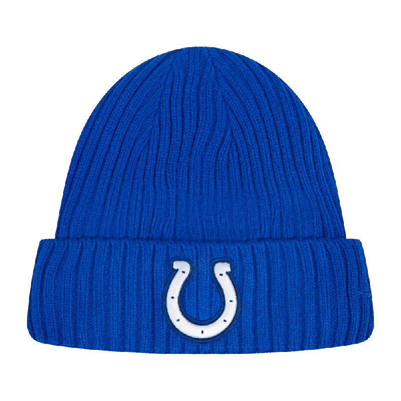 NFL INDIANAPOLIS COLTS CLASSIC CORE UNISEX BEANIE (ROYAL BLUE)