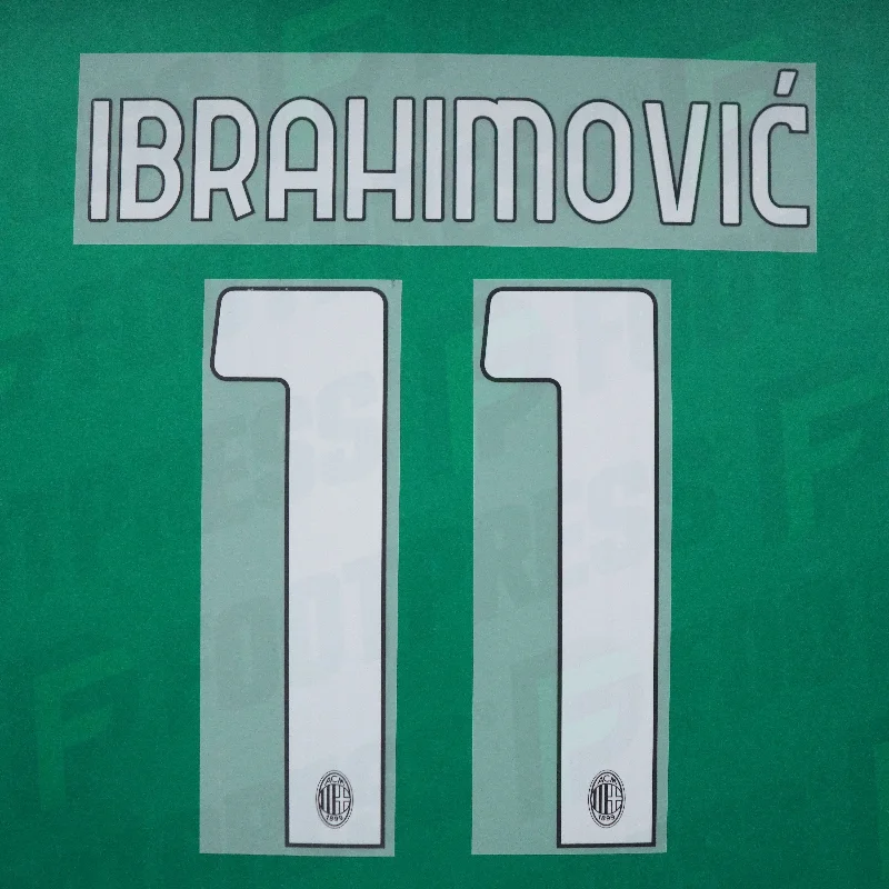 Flocage Officiel - AC Milan, Ibrahimovic, 2021/2022, Home, Blanc