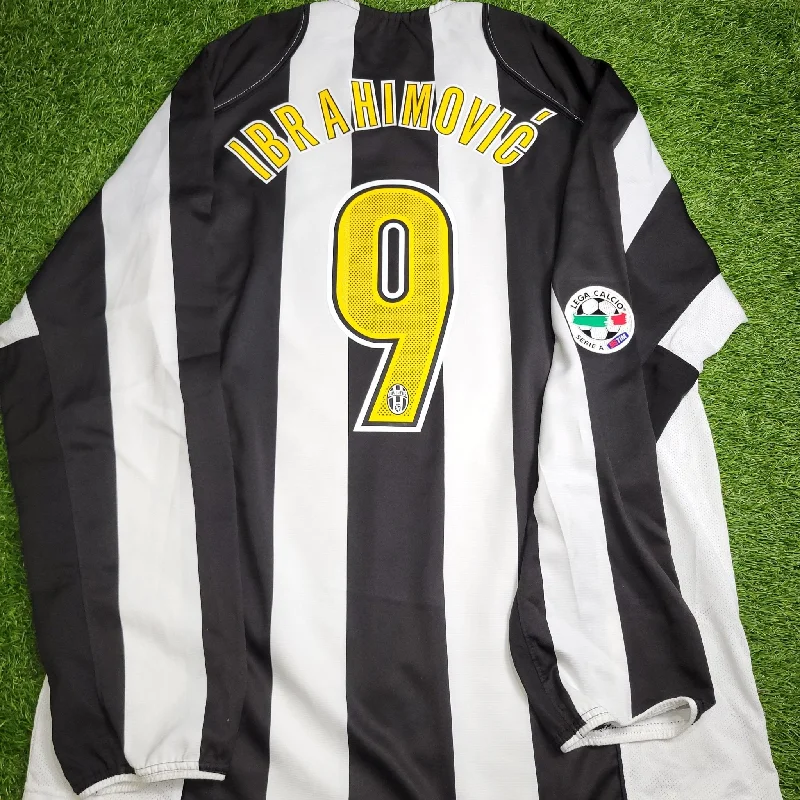 Ibrahimovic Juventus 2004 2005 DEBUT SEASON Home Soccer Jersey Shirt XL