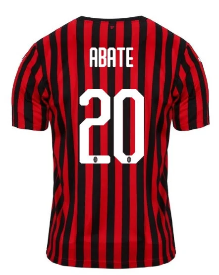 Ignazio Abate AC Milan 19/20 Home Jersey