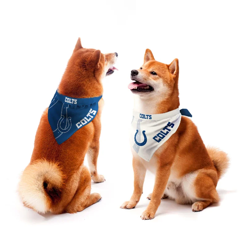 Indianapolis Colts Home and Away Pet Bandana Set