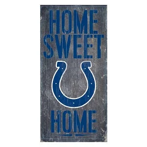 Indianapolis Colts --- Home Sweet Home Wood Sign