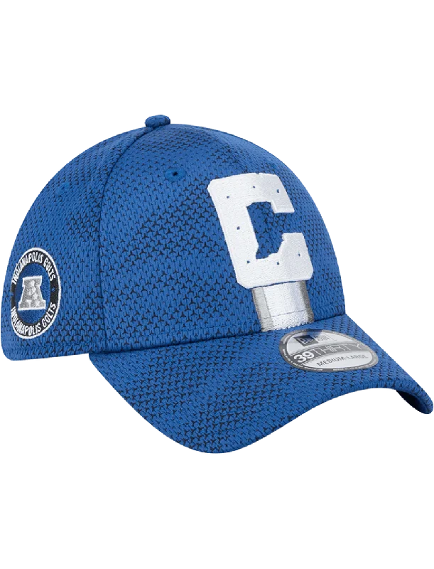 Indianapolis Colts New Era NFL 24 Sideline 39THIRTY Stretch-Fit Hat