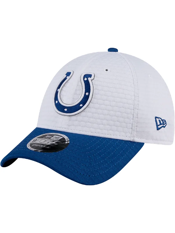 Indianapolis Colts New Era NFL 24 Training 9FORTY Stretch-Snapback Hat - White