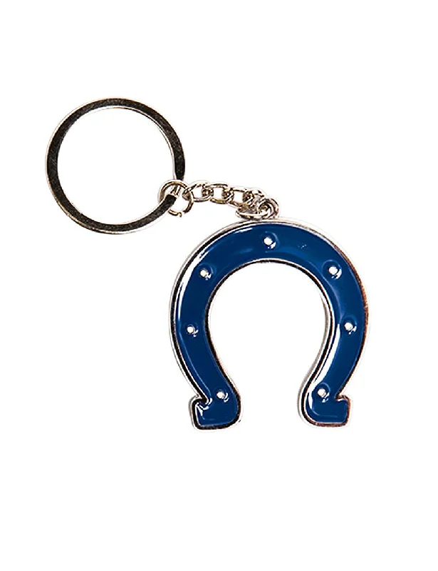 Indianapolis Colts NFL Team Logo Steel Keyring