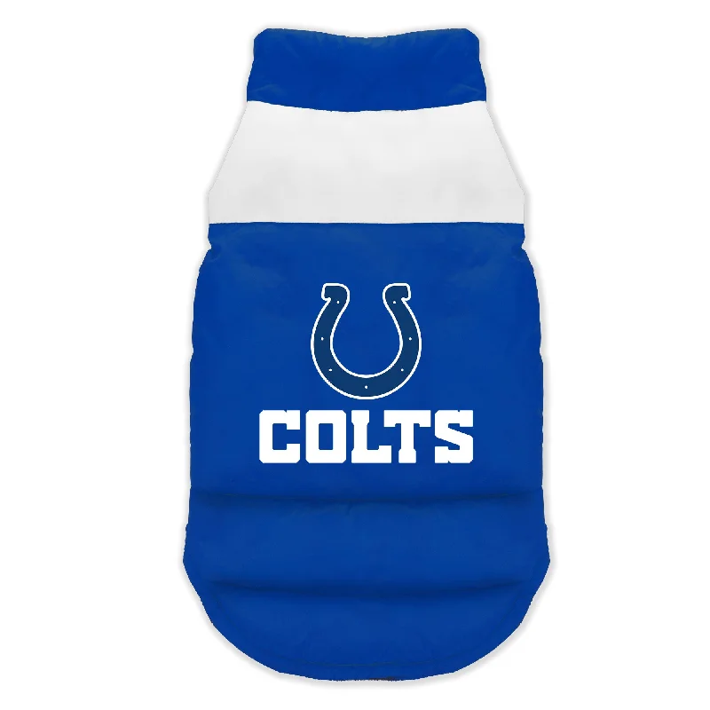 Indianapolis Colts Pet Parka Puff Vest