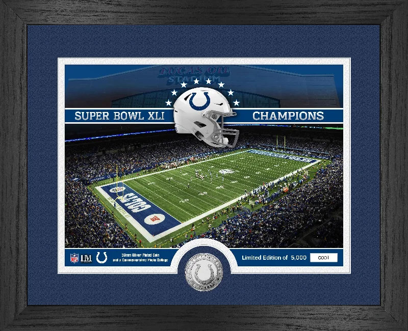 Indianapolis Colts Stadium Silver Coin Photo Mint