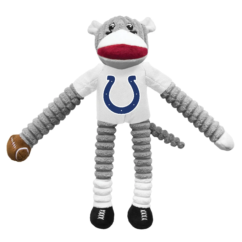 Indianapolis Colts Team Sock Monkey Pet Toy